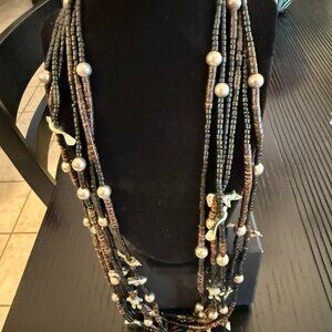 Necklace - vintage bead necklace